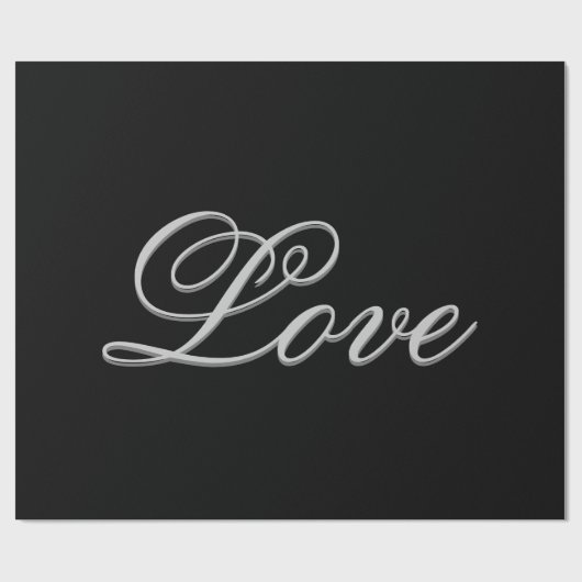 Hochzeitsbühne für Hochzeitsfeiern in Grauschwarz Geschenkpapier (Flach)