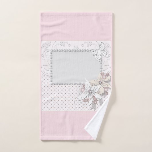 Hochzeitsbukett Badhandtuch Set (Handtuch)