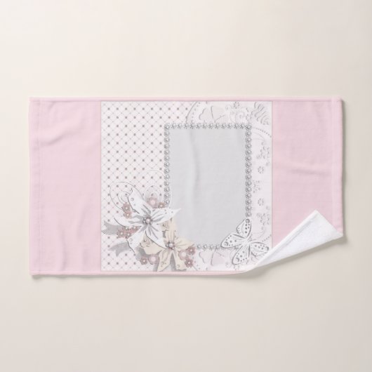 Hochzeitsbukett Badhandtuch Set (Handtuch)