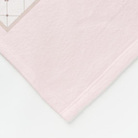 Hochzeitsbukett Fleecedecke (Ecke)