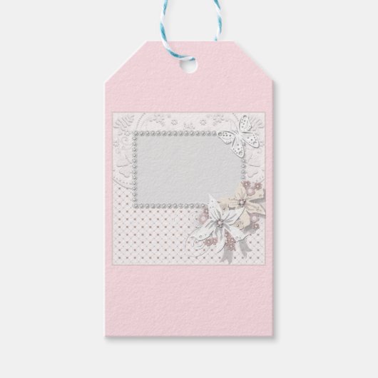 Hochzeitsbukett Geschenkanhänger (Vorderseite)
