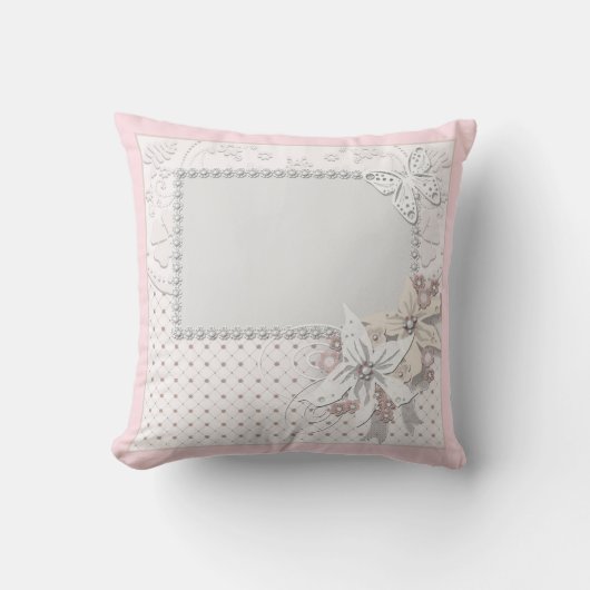 Hochzeitsbukett Kissen (Vorderseite)