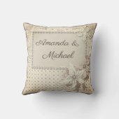 Hochzeitsbukett Kissen (Rückseite)