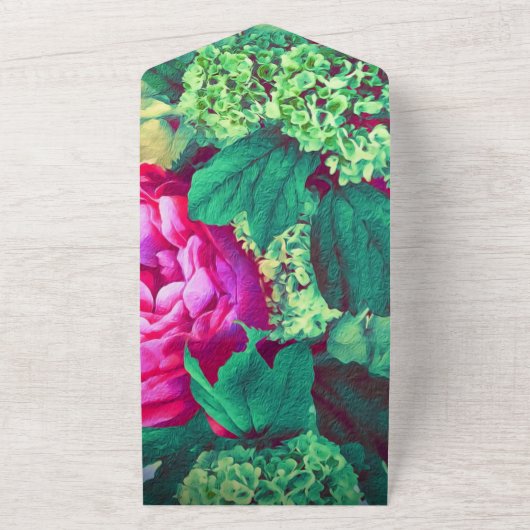 Hochzeitsbukett laden all in one einladung (Außenbereich)