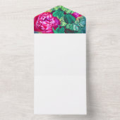 Hochzeitsbukett laden all in one einladung (Innen Boden)