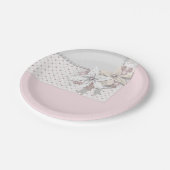 Hochzeitsbukett Pappteller (Schrägansicht)