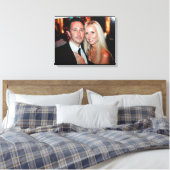 HochzeitsCanvas mit Foto Leinwanddruck (Insitu (Schlafzimmer))