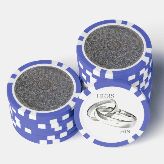 HochzeitsChips Pokerchips (Stapel)