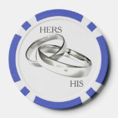 HochzeitsChips Pokerchips (Rückseite)