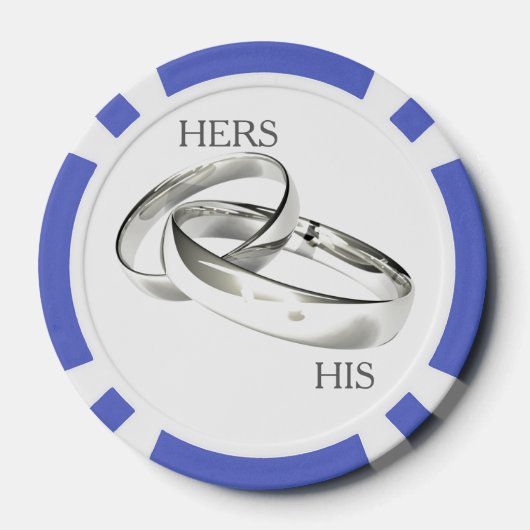 HochzeitsChips Pokerchips (Rückseite)