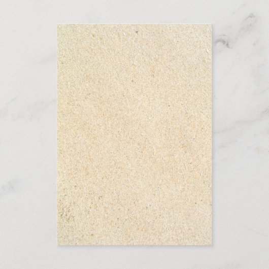 Hochzeitschutzmaßnahmen für tropische Flora und Fa Begleitkarte (Rückseite)