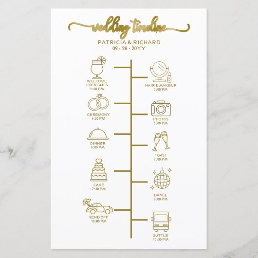 Hochzeitscocktail - Icon Wedding Willkommen (Vorderseite)