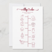 Hochzeitscocktail - Icon Wedding Willkommen Einladung (Vorderseite)