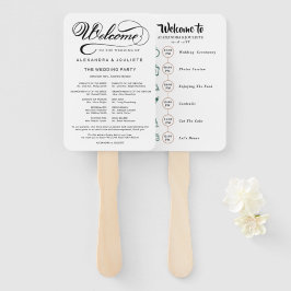 Hochzeitscocktail - Icon Wedding Willkommen Fächer