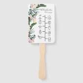 Hochzeitscocktail - Icon Wedding Willkommen Fächer (Vorderseite)