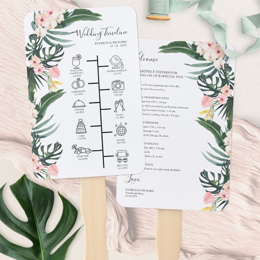 Hochzeitscocktail - Icon Wedding Willkommen Fächer