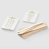 Hochzeitscocktail - Icon Wedding Willkommen Fächer (Non-assembled)