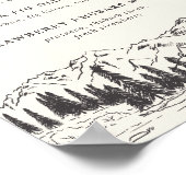 Hochzeitscocktails Unterschreiben Poster (Ecke)