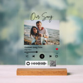 Hochzeitscodierung unseres langscannbaren QR-Codes Acrylschild (Neutral)