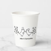 Hochzeitscoffee Cups Pappbecher (Vorderseite)