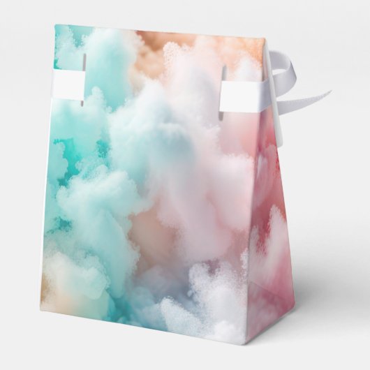 Hochzeitscotton Candy Abstrakt Geschenkschachtel (Rückseite)