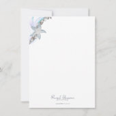 Hochzeitscouch 4,5" x 6,25" einladung (Rückseite)