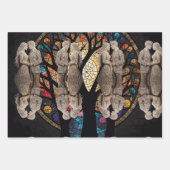 Hochzeitscouch & Baum des Lebens Weinkultur und Ta Geschenkpapier Set (Vorderseite 3)