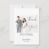 Hochzeitscouch Dankeschön Karte (Vorderseite)