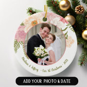 Hochzeitscouch Foto Erster Weihnachtsschmuck