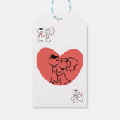 Hochzeitscoupe Begrüßung Geschenkanhänger (Rückseite)