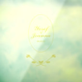 Hochzeitscoupe transparenter Fußboden Decal und Au Fensteraufkleber (Blatt 3)