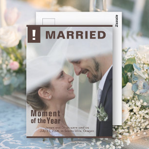 Hochzeitscover zum Fotospass Postkarte