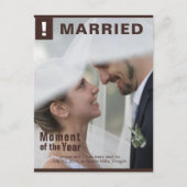 Hochzeitscover zum Fotospass Postkarte (Vorderseite)