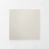 Hochzeitscreme Alles in einem Set Dreifach Gefaltete Einladung (Cover)