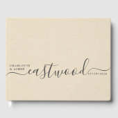 Hochzeitscreme Gästebuch (Vorderseite)