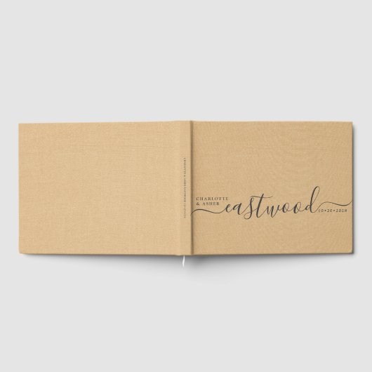 Hochzeitscreme Gästebuch (Voll)