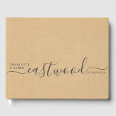 Hochzeitscreme Gästebuch (Vorderseite)