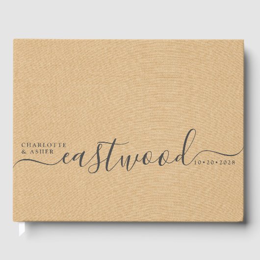 Hochzeitscreme Gästebuch (Vorderseite)