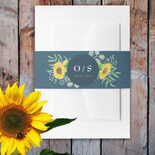 Hochzeitscreme mit Gelbblütengelb Einladungsbanderole