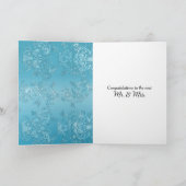 HochzeitsDamask für Neugeborene Karte (Innenseite)