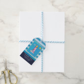 Hochzeitsdank des Leuchtturms "Red Striped Waterco Geschenkanhänger (Mit Garn)