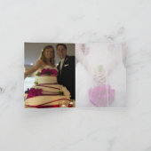 Hochzeitsdanken Dankeskarte (Innenseite)