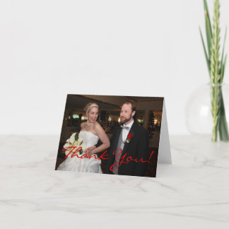 Hochzeitsdanken Dankeskarte