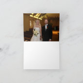 Hochzeitsdanken Dankeskarte (Innenseite)