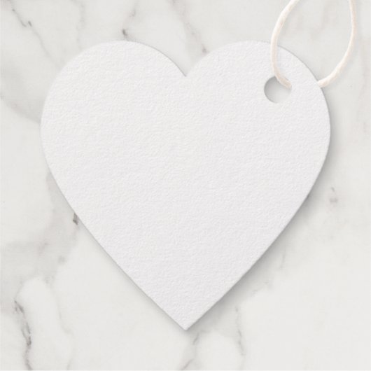 Hochzeitsdanken: Elegante Handwriting Script Chic Geschenkanhänger (Rückseite)