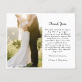 Hochzeitsdanken: FOTO "Kartenaufnahmen" (Vorderseite)