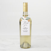 Hochzeitsdanken für die Blumenzitrusgarten Flaschenanhänger (Auf Flasche)