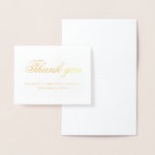 Hochzeitsdanken Ihnen Gold oder Silberfolie Person Folienkarte (Anzeige)