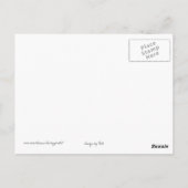 Hochzeitsdanken Postkarte (Rückseite)