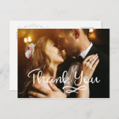 Hochzeitsdanken Postkarten Fotokarten Custom (Vorne/Hinten)
